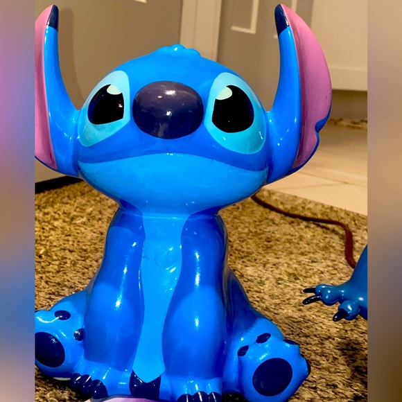 Disney Stitch Wall Art, Stitch Pennybank, 4 stitch mini figures LOT - Picture 3 of 7
